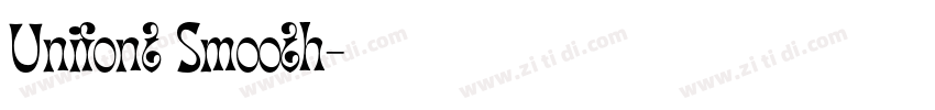 Unifont Smooth字体转换